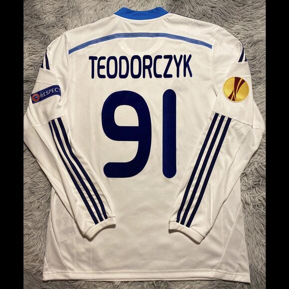 DYNAMO KYIV 14-15 Match ISSUE/WORN JERSEY TEODORCZYK #91 EUROPA LEAGUE Poland - Picture 2 of 8